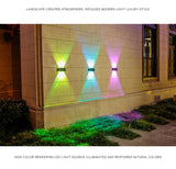 DS BS LED Up and Down Lights Outdoor Wall Light-Multi Color