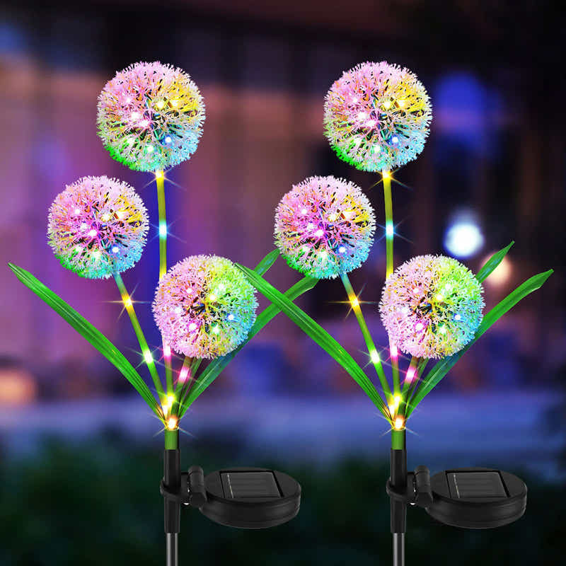 DS BS Solar Dandelion Garden Lights Decorative with 36 LED