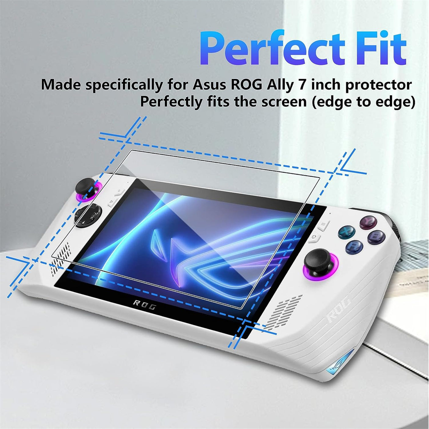 DS PB ASUS ROG Ally /Ally X/ MSI Claw-A1M 7" Tempered Glass Screen Protector