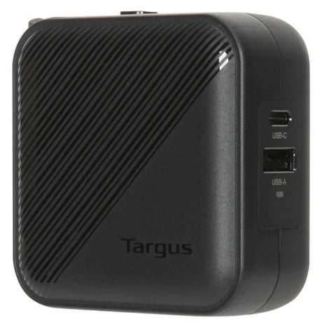 DS PB Targus 65W GaN 1x USB-C 1xUSB A Wall  Charger  with  International