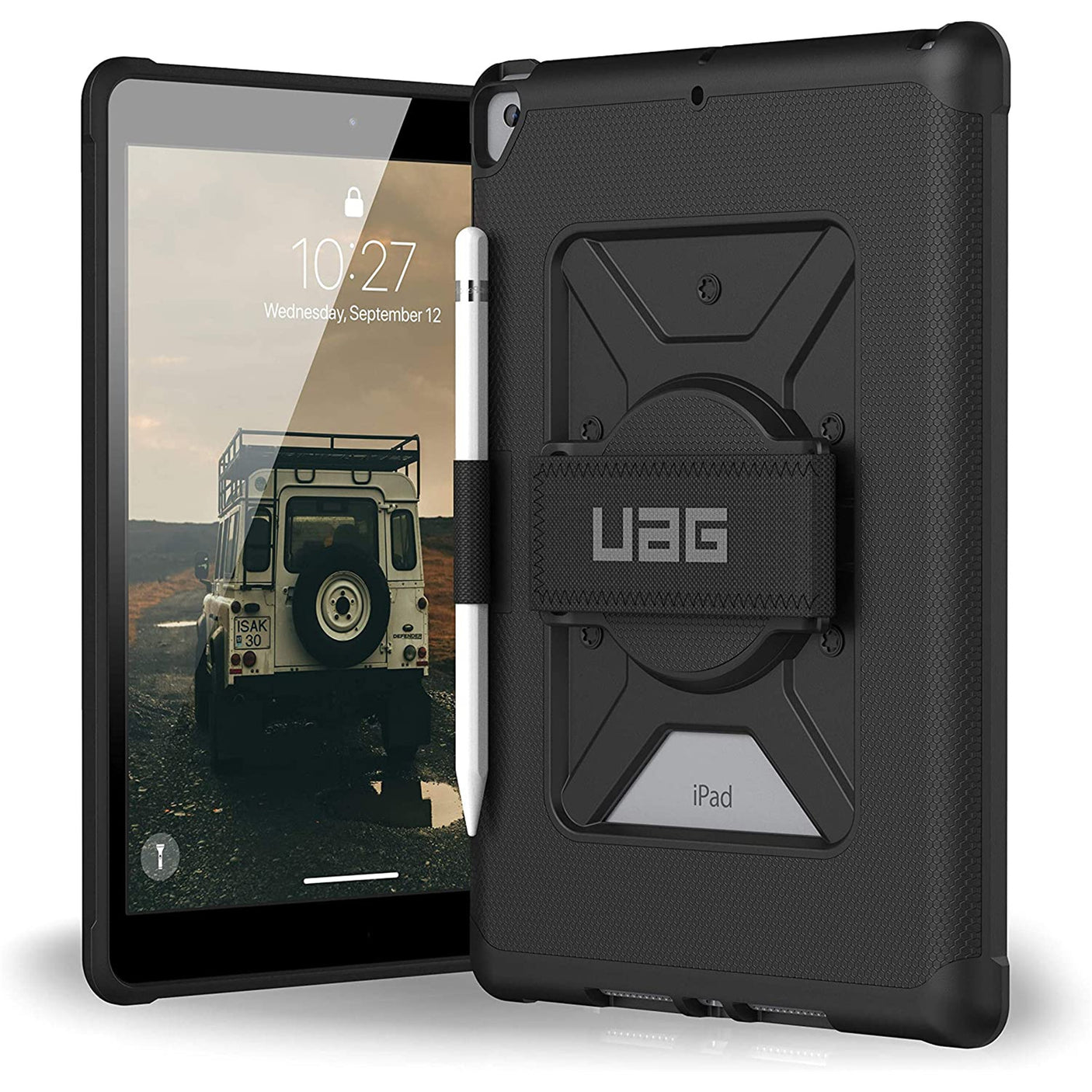DS PB Urban Armor Gear Metropolis Rugged Case with Hand Strap for iPad 10.2