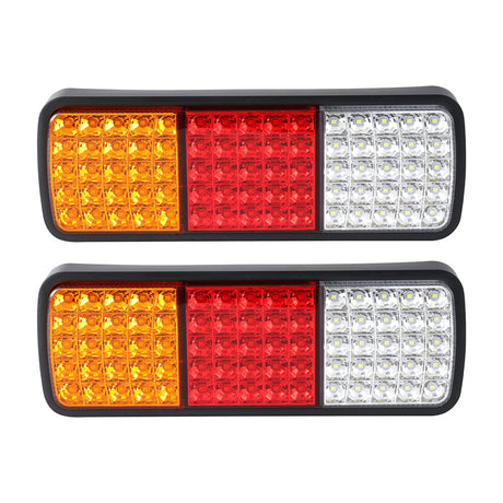 DS NA Pair 75 LED Tail Lights Stop Reverse Indicator 12V Ute Trailer Truck Boat