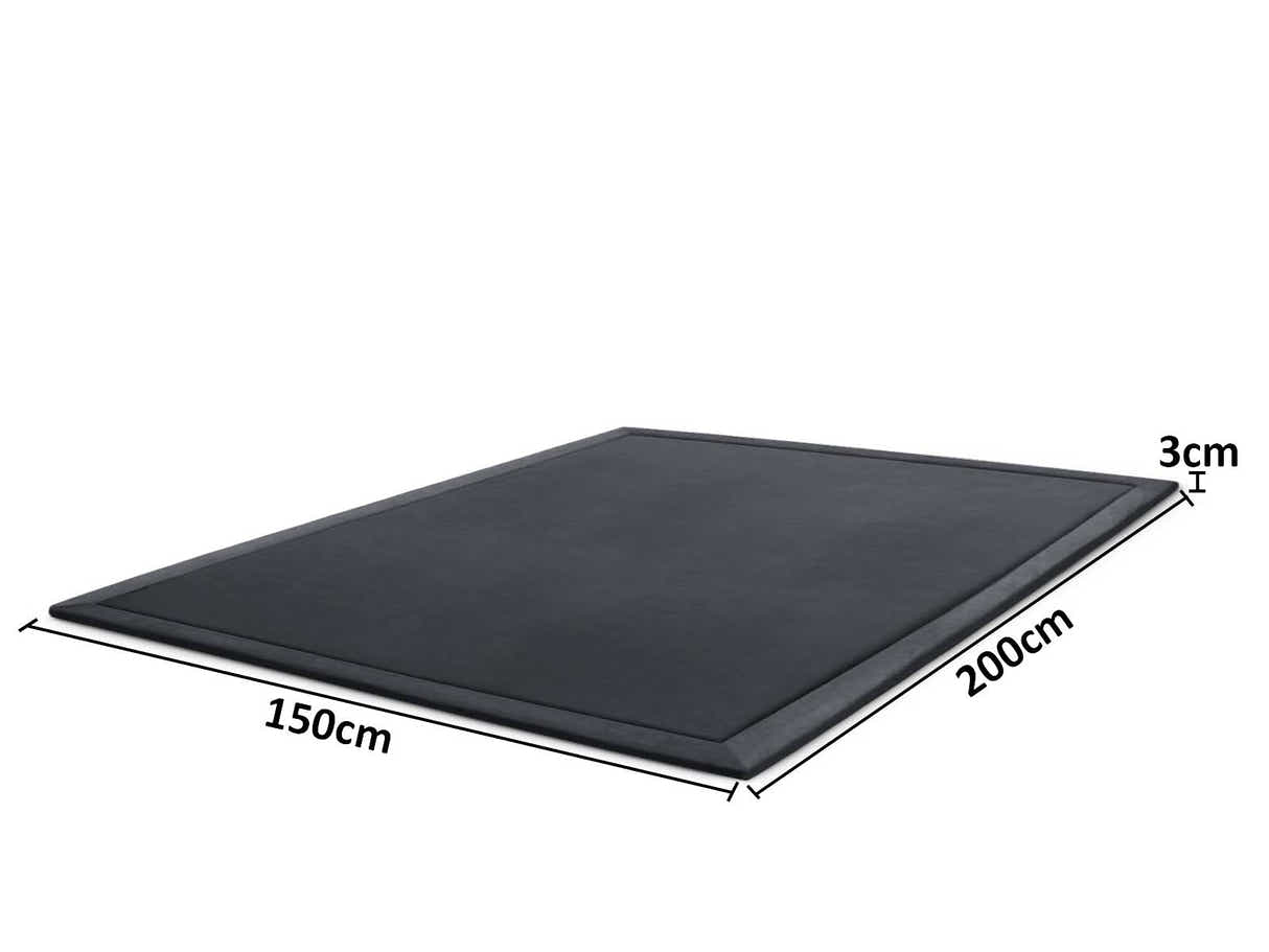 Soft Touch Plush Tatami Mat Rug 150cm x 200cm - Dark Grey
