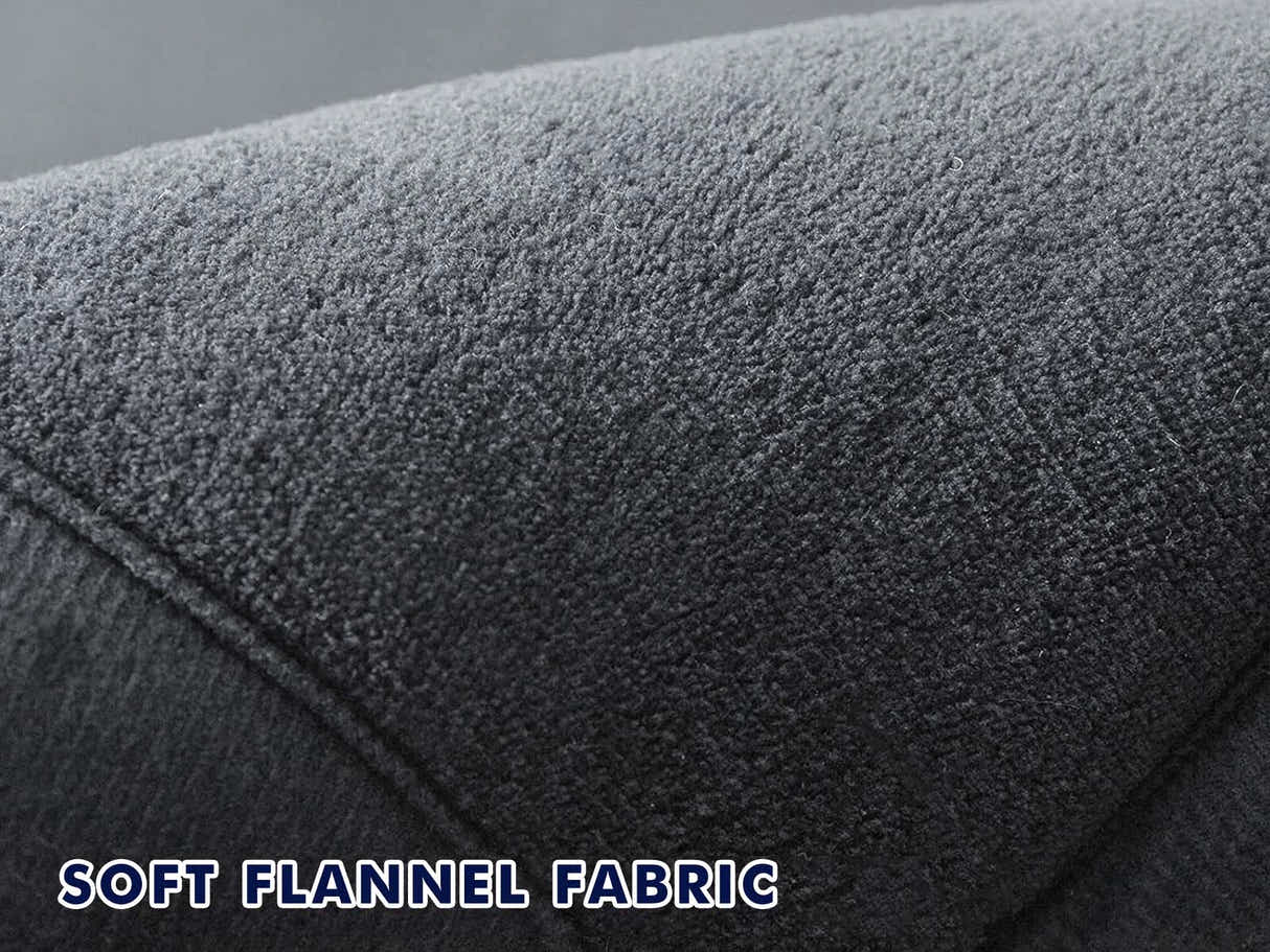 Soft Touch Plush Tatami Mat Rug 150cm x 200cm - Dark Grey