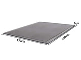 Soft Touch Plush Tatami Mat Rug 150cm x 200cm - Light Grey