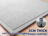 Soft Touch Plush Tatami Mat Rug 150cm x 200cm - Light Grey