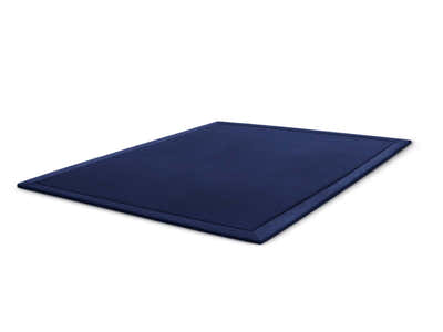 Soft Touch Plush Tatami Mat Rug 200x300 Navy