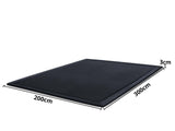 DS Soft Touch Plush Tatami Mat Rug 200x300 Black