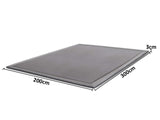 Soft Touch Plush Tatami Mat Rug 200x300 Light Grey