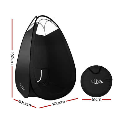 DS NA Portable Pop Up Tanning Tent - Black