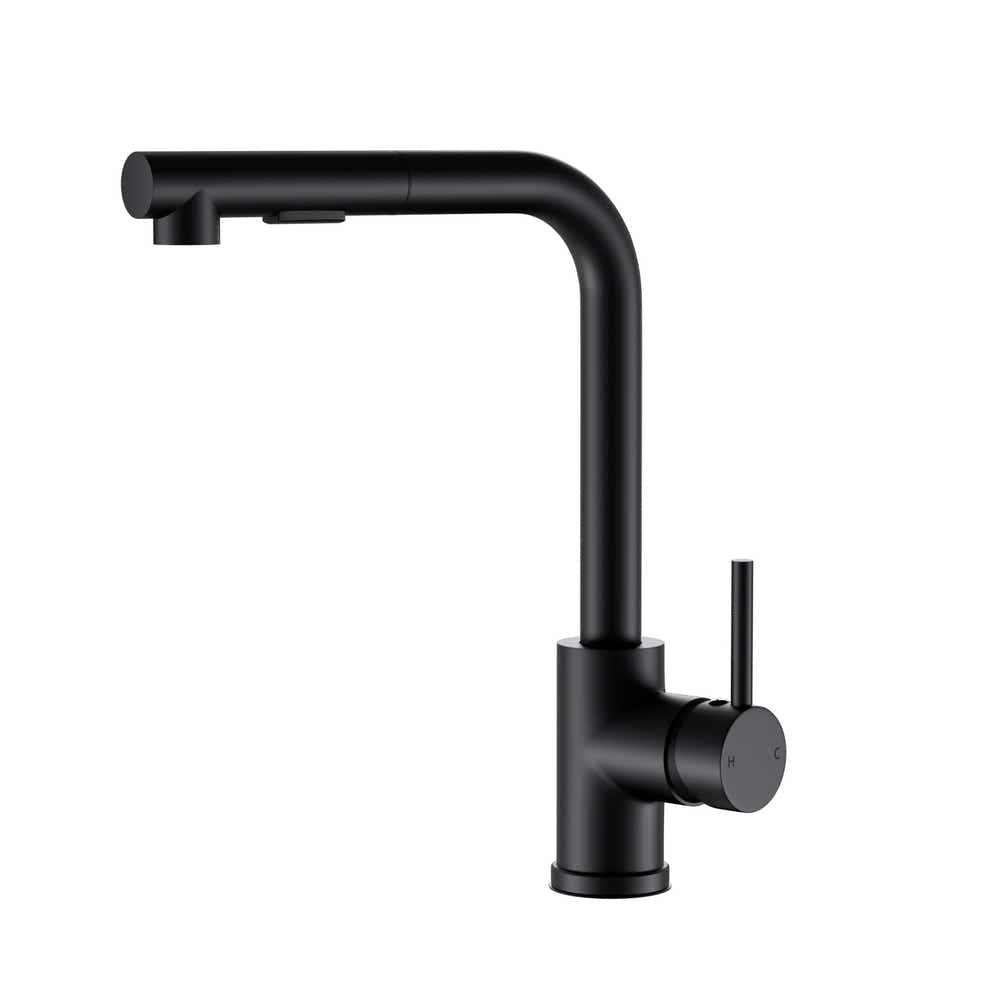 DS NA Kitchen Mixer Tap Pull Out Rectangle 2 Mode Sink Basin Faucet Swivel