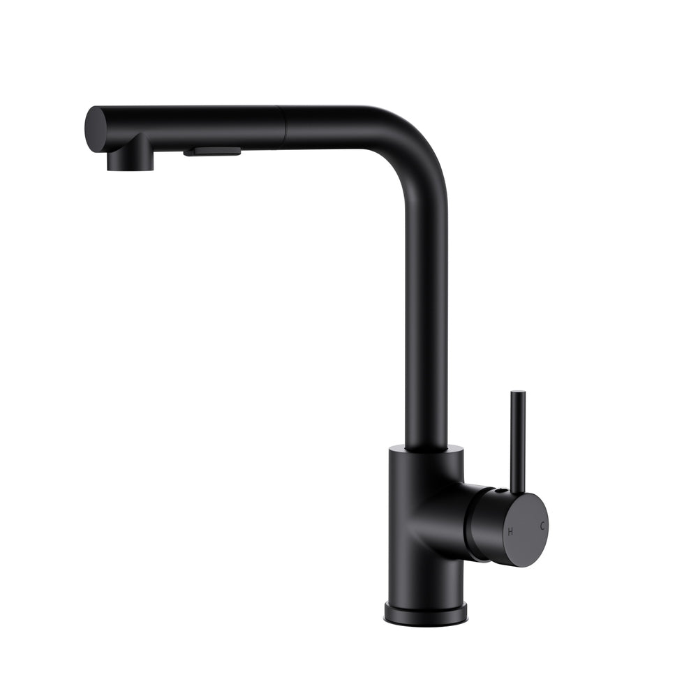 DS NA Kitchen Mixer Tap Pull Out Rectangle 2 Mode Sink Basin Faucet Swivel