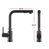DS NA Kitchen Mixer Tap Pull Out Rectangle 2 Mode Sink Basin Faucet Swivel