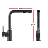DS NA Kitchen Mixer Tap Pull Out Rectangle 2 Mode Sink Basin Faucet Swivel