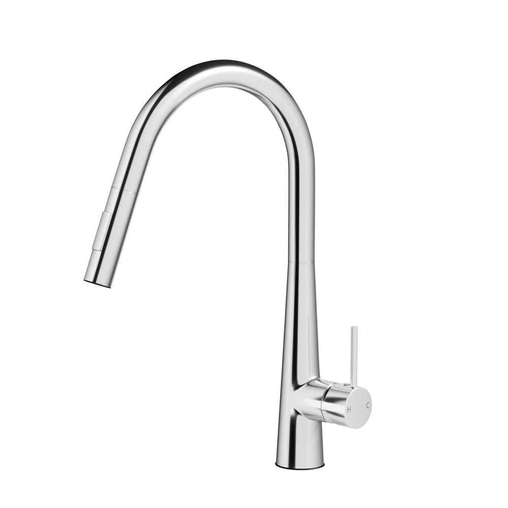 DS NA Kitchen Mixer Tap Pull Out Round 2 Mode Sink Basin Faucet Swivel WELS