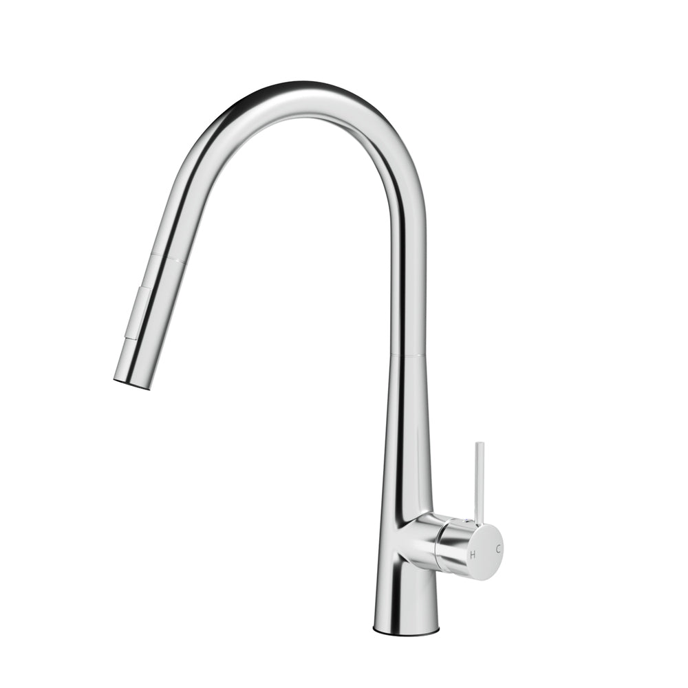 DS NA Kitchen Mixer Tap Pull Out Round 2 Mode Sink Basin Faucet Swivel WELS