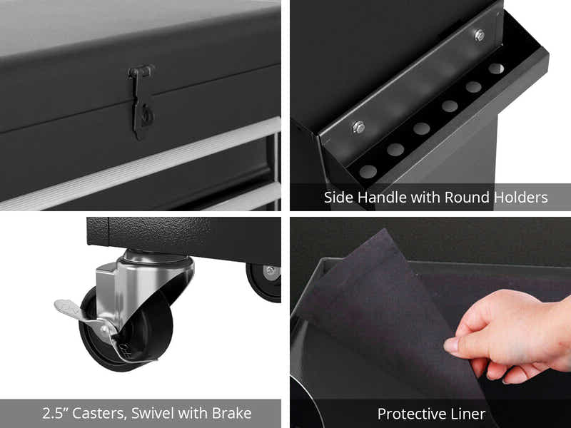 Tool Cabinet Compact Combo Black