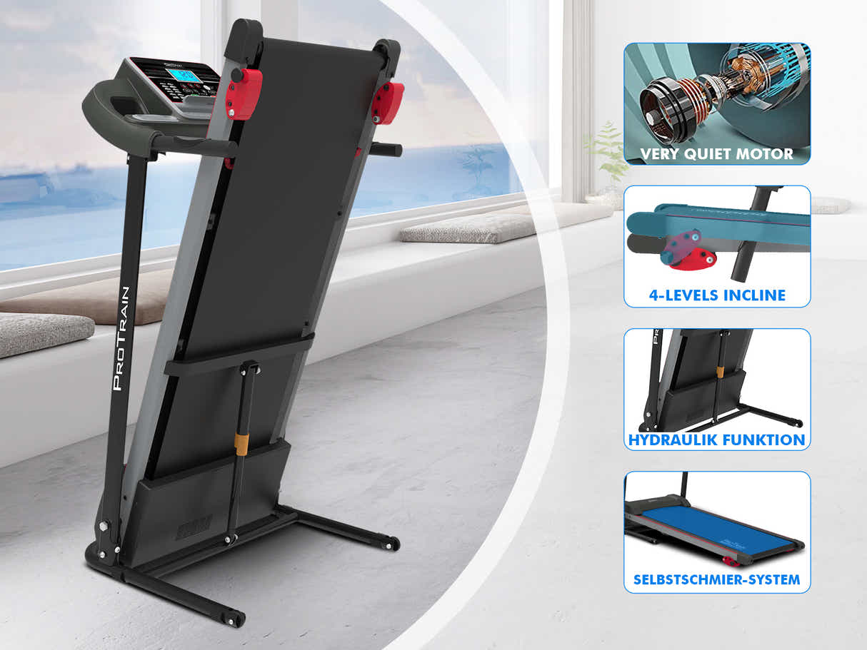 DS Multifunction Electric Treadmill With APP - 40 cm