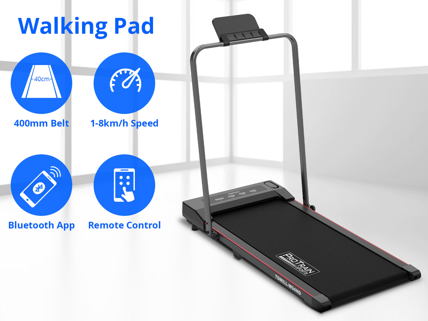 Treadmill Electric Walking Pad Under Desk 40cm