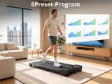 Treadmill Walking Pad With Manual Incline Black Color