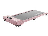 Treadmill Walking Pad With Manual Incline Pink Color