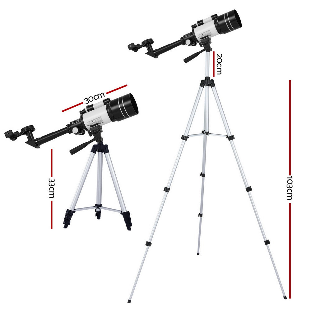 DS NA Portable 150X HD Astronomy Telescope with Tripod Optical for Kids Adults