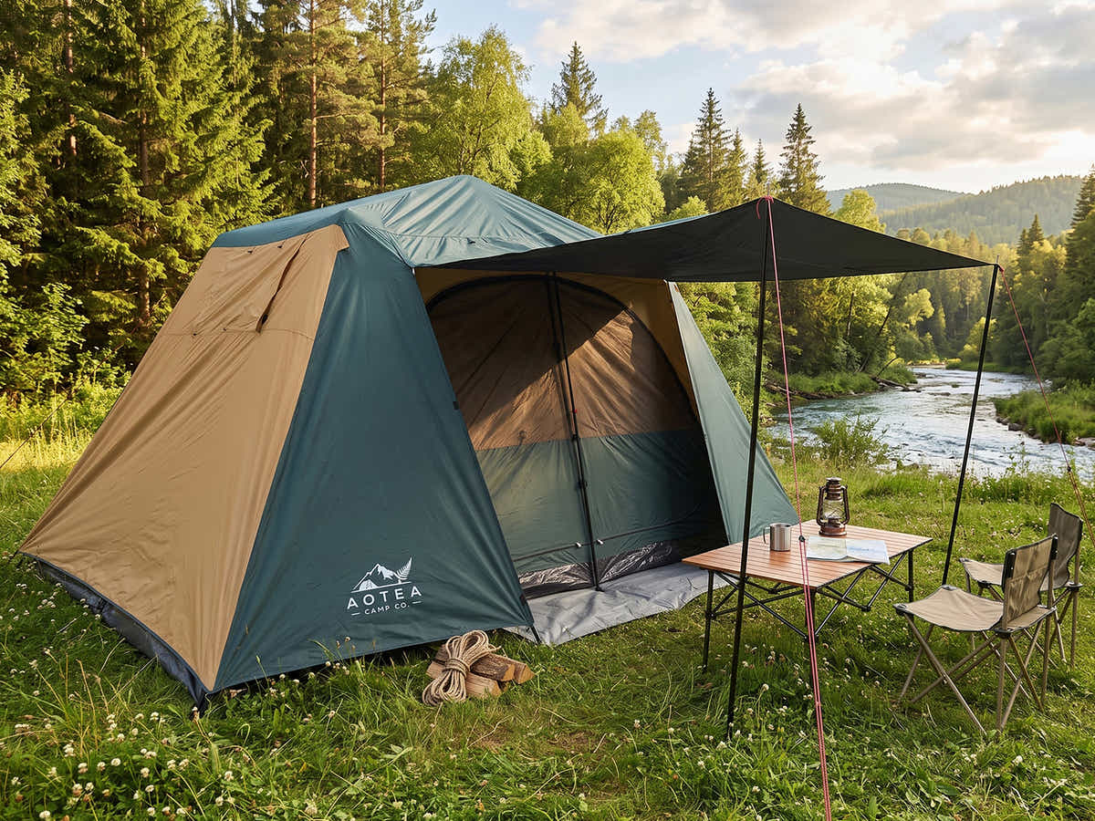 DS Instant Up Camping Tent 8 Person Pop up Tents Family Hiking Dome Camp