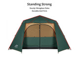 DS Instant Up Camping Tent 8 Person Pop up Tents Family Hiking Dome Camp