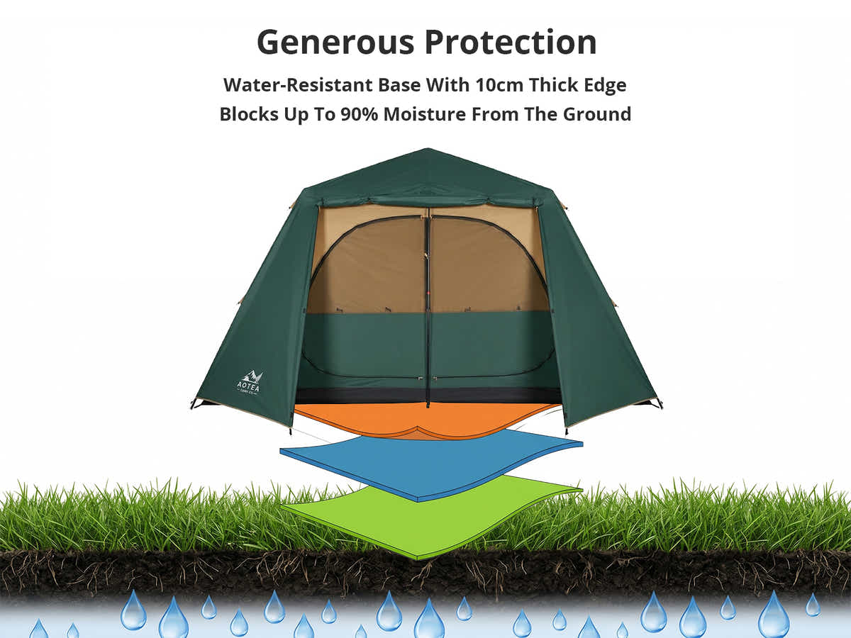 DS Instant Up Camping Tent 8 Person Pop up Tents Family Hiking Dome Camp