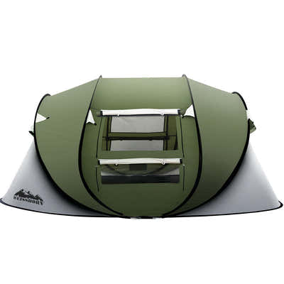 Weisshorn Instant Up Camping Tent 4-5 Person Pop up Tents Family Hiking