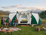 DS Family Camping Tent 12 Person Hiking Beach Tents (3 Rooms) Green