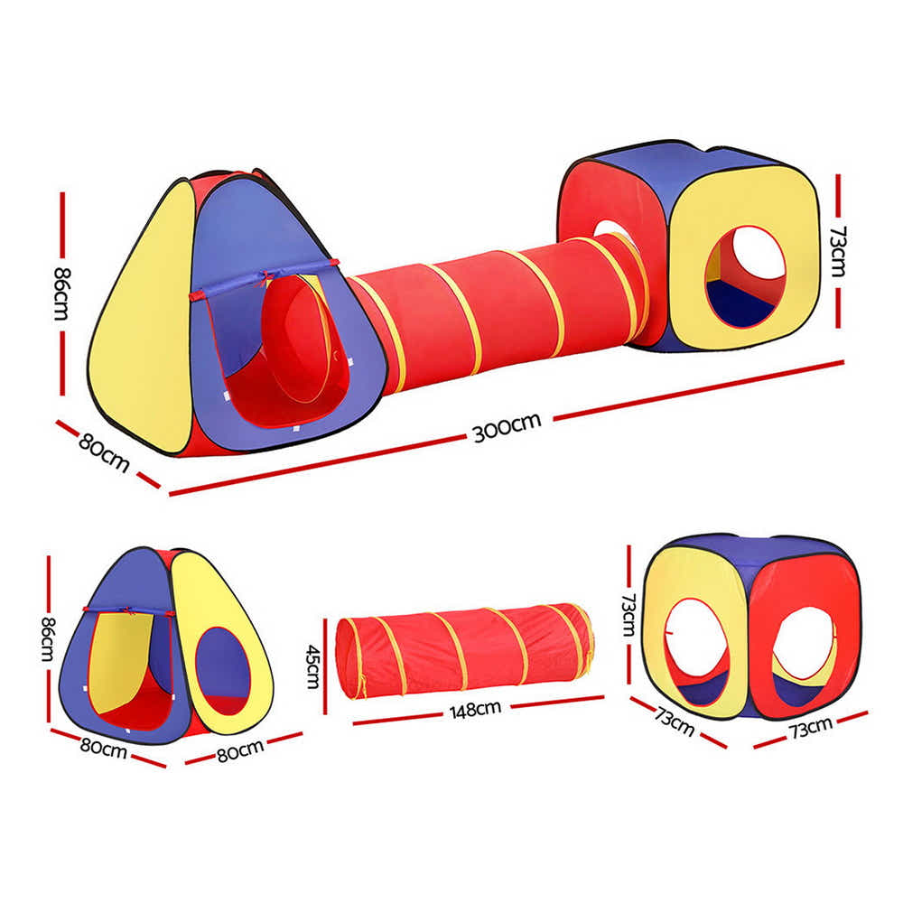 DS NA Keezi Kids Playhouse Play Tent Pop Up Outdoor Indoor Toys Children Gift