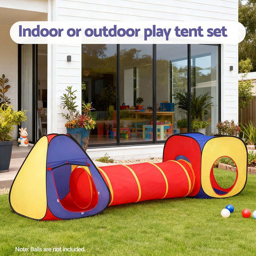 DS NA Keezi Kids Playhouse Play Tent Pop Up Outdoor Indoor Toys Children Gift