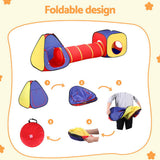 DS NA Keezi Kids Playhouse Play Tent Pop Up Outdoor Indoor Toys Children Gift