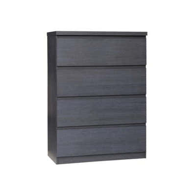 Tiko 4-Drawer Tallboy - Hacienda Black