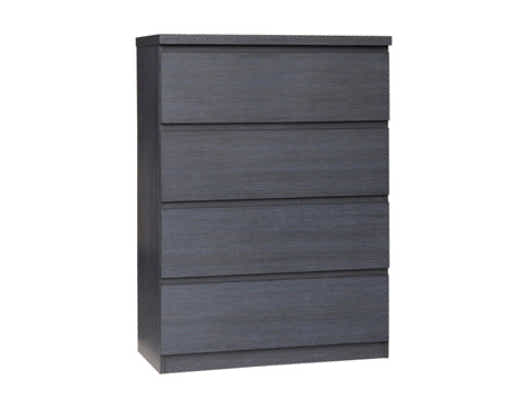 Tiko 4-Drawer Tallboy - Hacienda Black