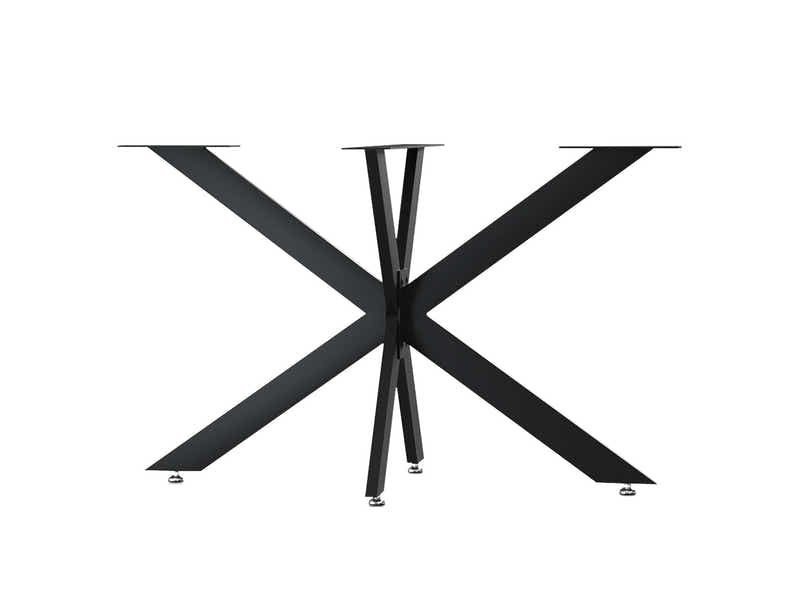 Starburst Shape Metal Table Leg