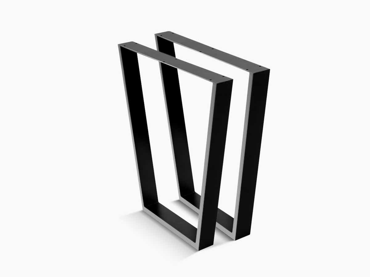 Trapezoid Metal Table Legs - Set of 2