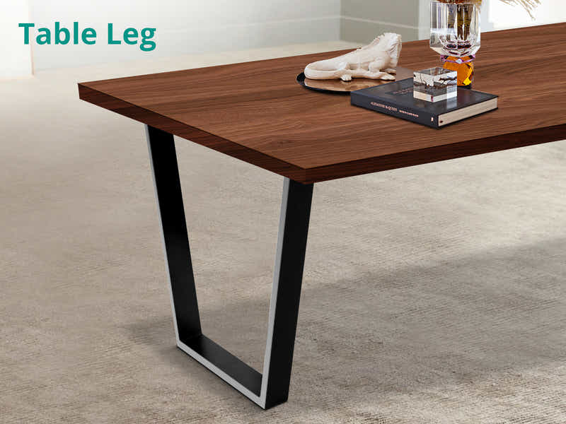 Trapezoid Metal Table Legs - Set of 2