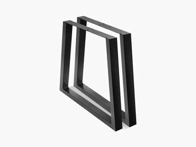 Trapezoid Metal Table Legs Large - Set of 2