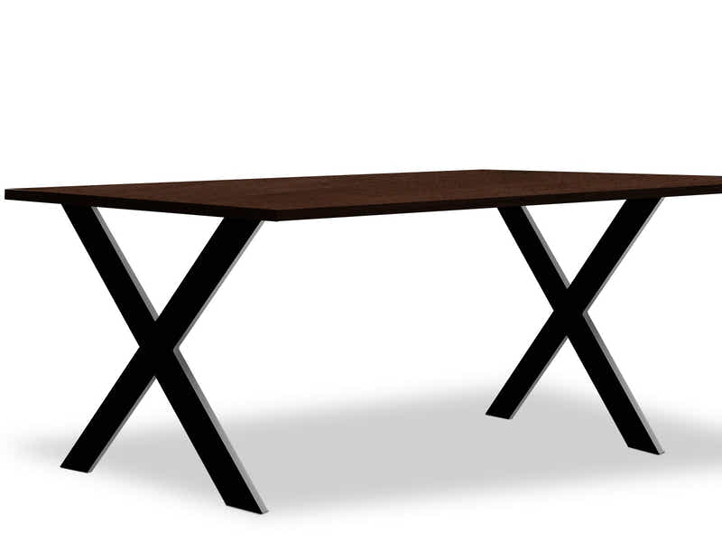 X-Shape Metal Table Legs - Set of 2