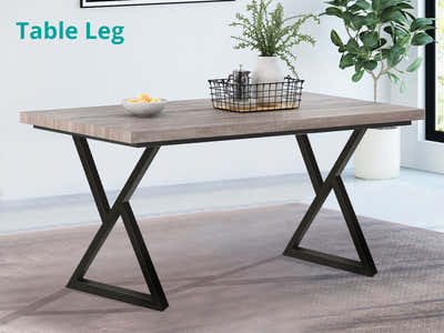 ZK-Frame Metal Table Legs - Set of 2
