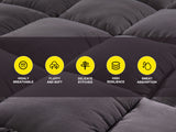 Bamboo Charcoal Topper king single 107x203