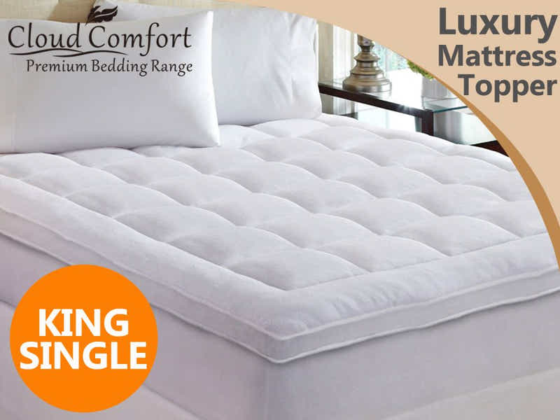 Pillow Top Mattress Topper - King Single
