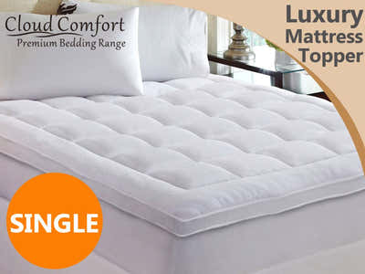 Pillow Top Mattress Topper - Single