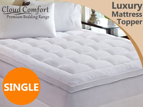 Pillow Top Mattress Topper - Single