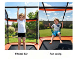 DS Trampoline OB 6FT Enclosure Safety Net Swing Rectangle