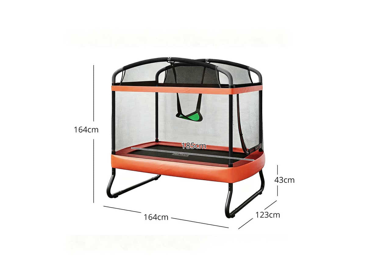 DS Trampoline OB 6FT Enclosure Safety Net Swing Rectangle