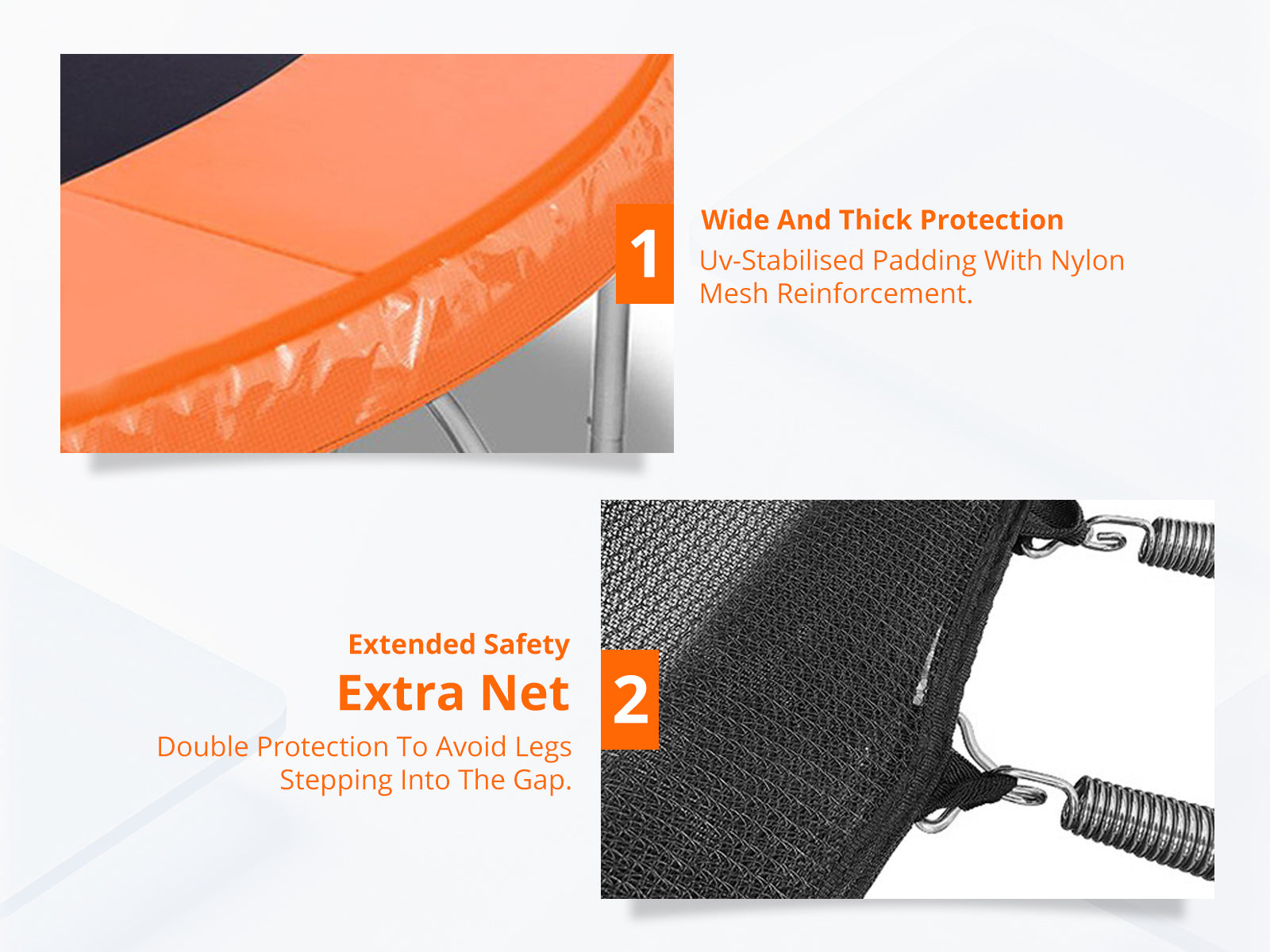 Arc Trampoline Orange 12Ft