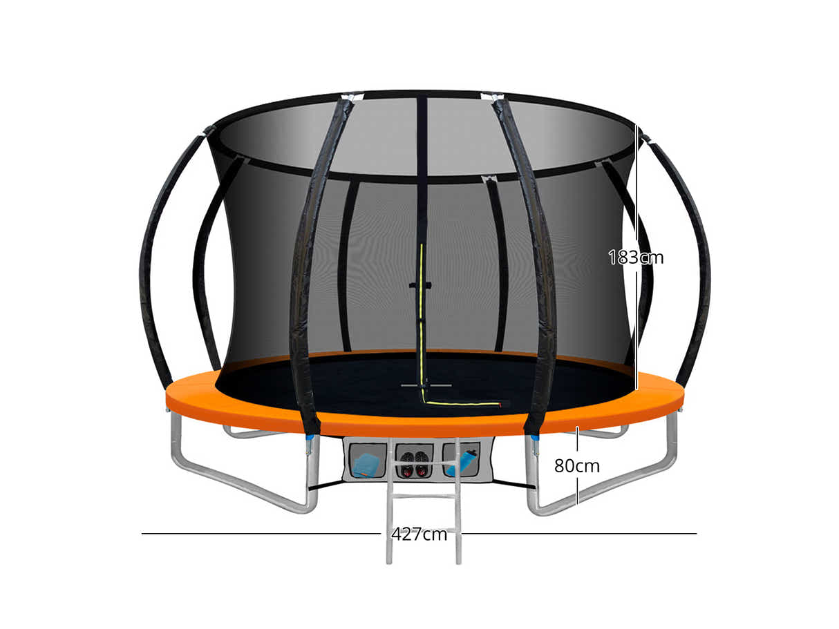 DS Arc Trampoline Orange - 14ft